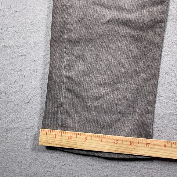 Good American Jeans Women 00/24 Good Curve Straight Gray Super High Rise 28" Ins - Picture 4 of 11